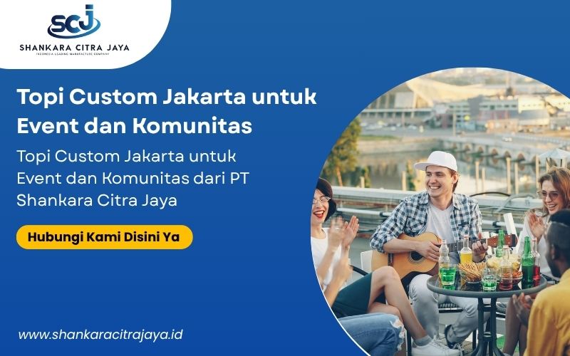 Topi Custom Jakarta untuk Event dan Komunitas