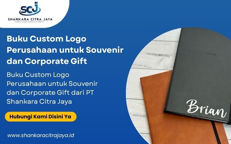 Buku Custom Logo Perusahaan untuk Souvenir dan Corporate Gift